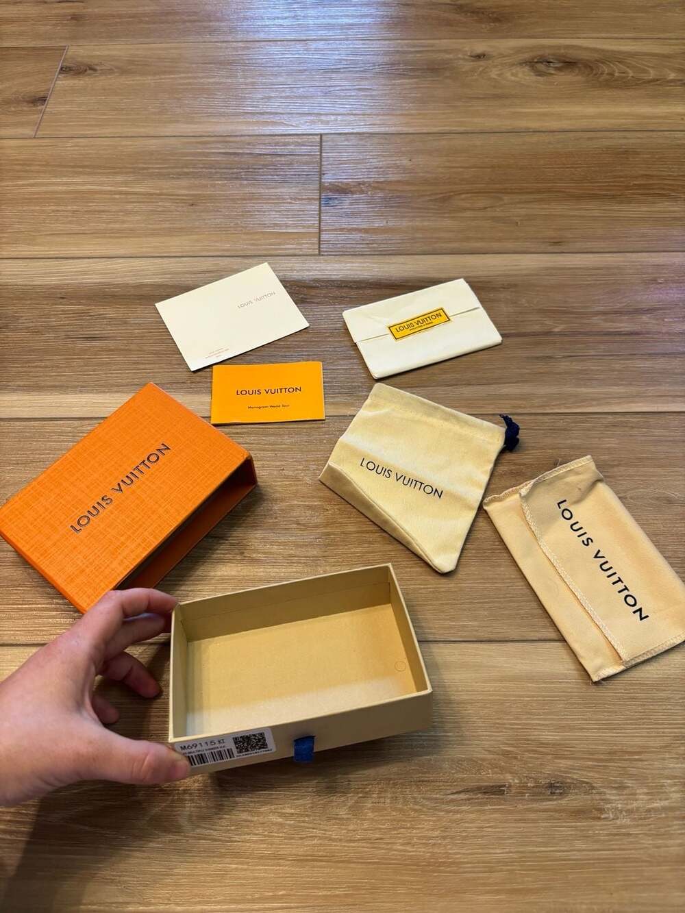 Louis Vuitton M69115 Empty Wallet Drawer Box with Dust Bags and Booklets